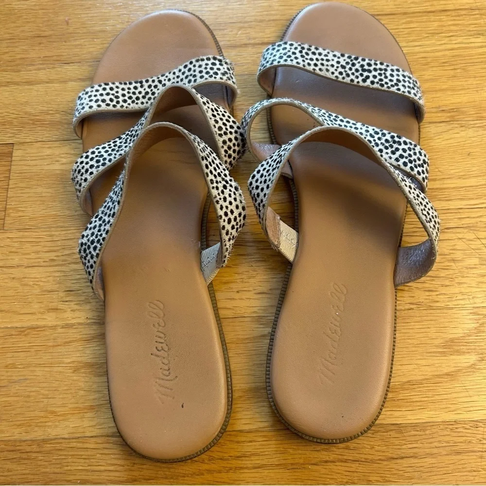 MADEWELL Ilana Sandal in Animal Print